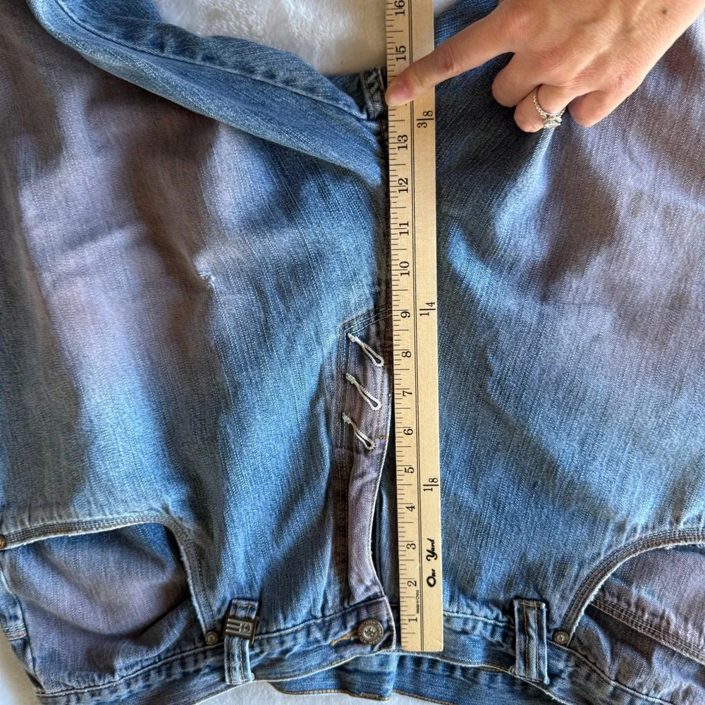 Vintage Phat Farm Baggy Jeans Mens‎ 40x26 Blue Purple Tint Y2K Streetwear Loose
